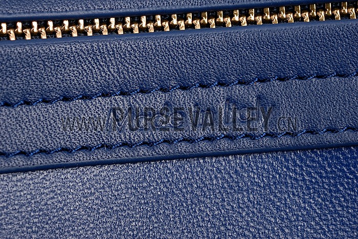 Celine Phantom Luggage Suede Leather Blue