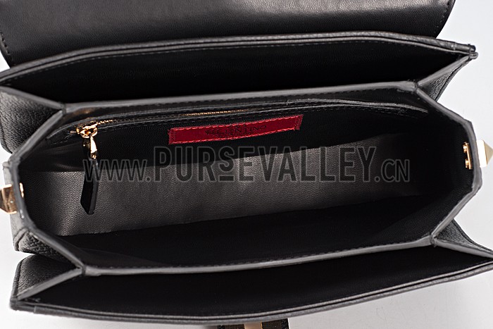 Valentino Viva Valentino Fabric B-Rockstud Bag Black