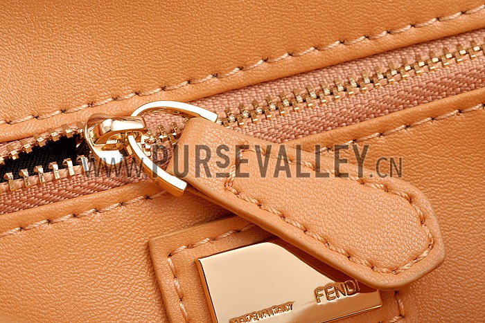 Fendi Peekaboo Karlito Capsule Detail Beige Bag