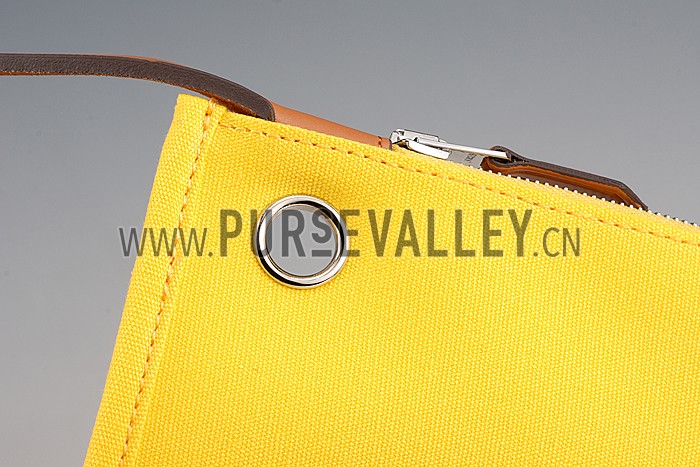 Hermes Herbag Yellow