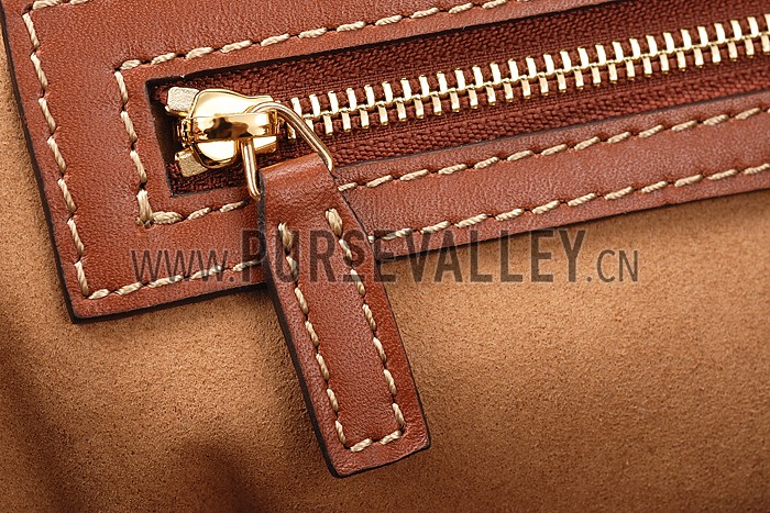 Gucci Boston Supreme Canvas Shoulder Bag Brown