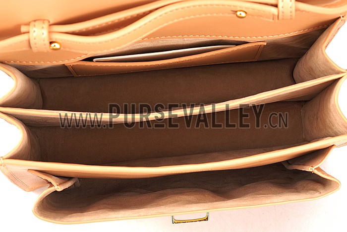 Saint Laurent High School Medium Bag Beige