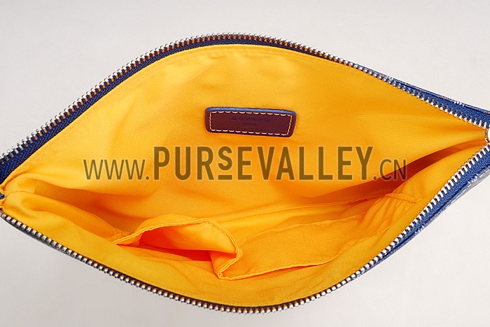 Goyard Medium Pouch Blue