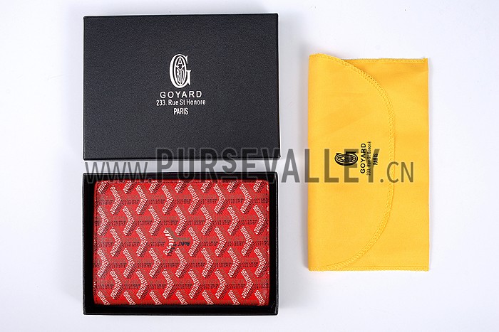 Goyard Red Passport Cover 18926621