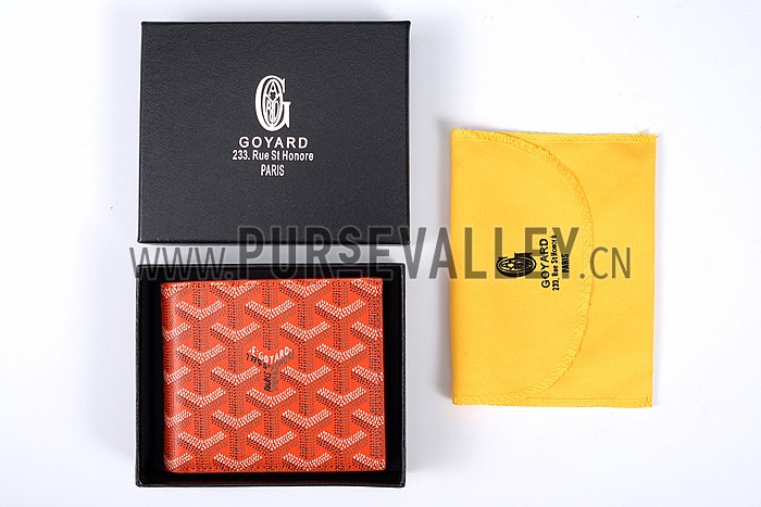 Goyard Orange Wallet 18926590