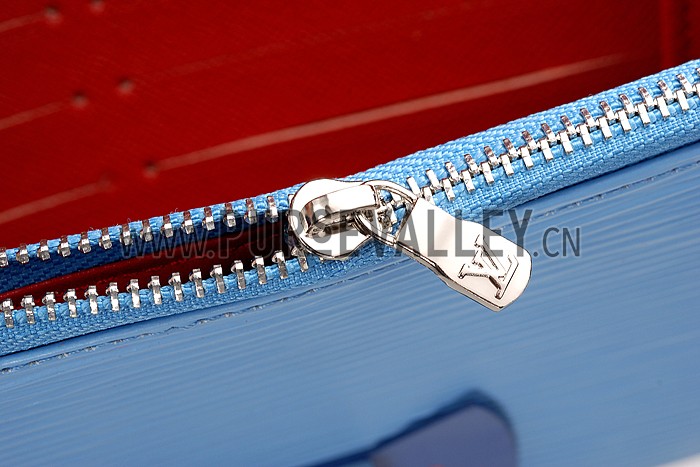 Louis Vuitton Tribal Mask Chaine Wallet Epi Red Blue