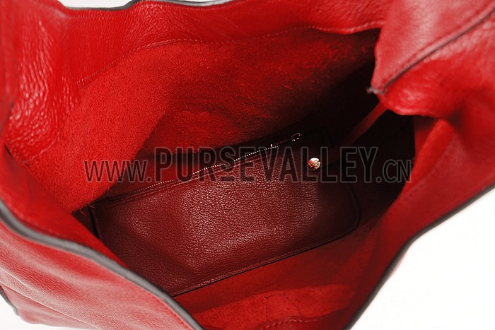 Gucci Jackie Soft Leather Hobo Red