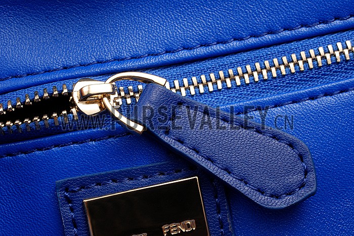 Fendi Peekaboo Karlito Capsule Detail Blue Bag
