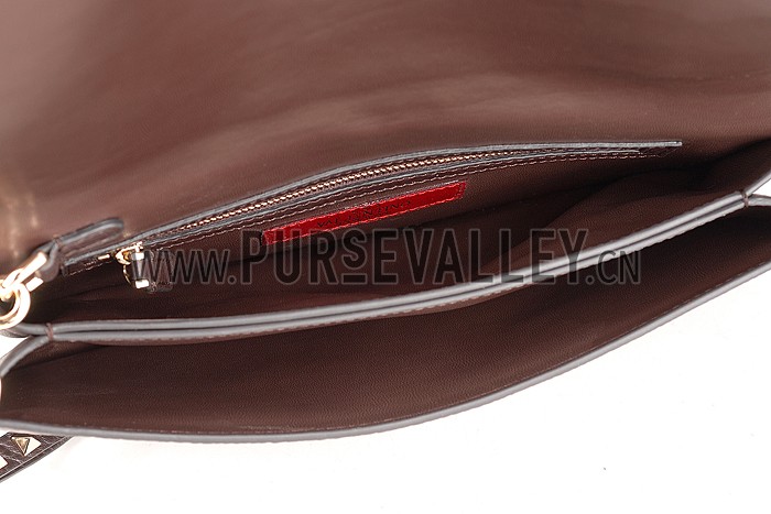 Valentino Viva Valentino Fabric Clutch Military Green