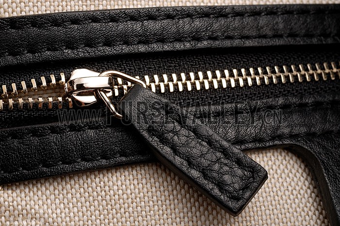 Gucci Miss GG Leather Hobo Black