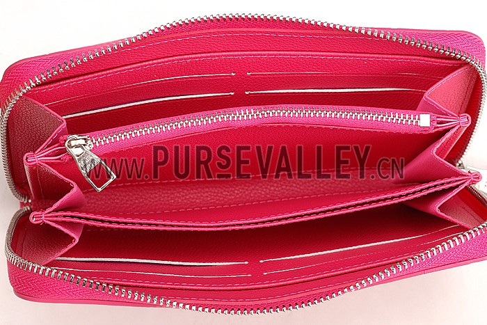 Louis Vuitton Empreinte Zippy Wallet With Studs Pink