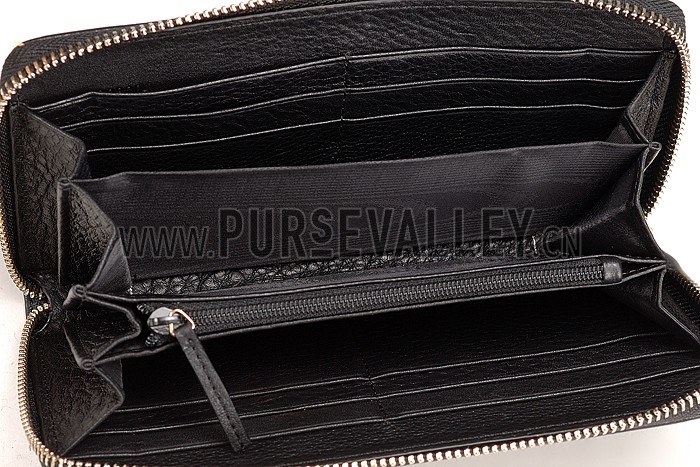 Gucci Soho Disco Studded Wallet Black