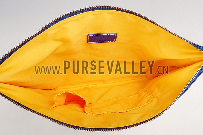 Goyard Large Pouch Blue