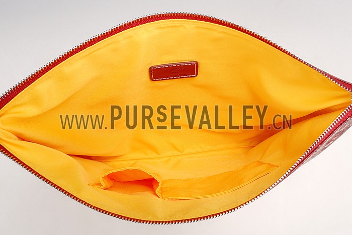 Goyard Large Pouch Dark Red