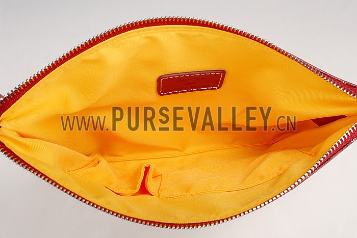 Goyard Medium Pouch Dark Red