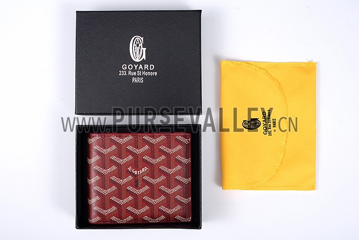 Goyard Dark Red Wallet 18926586