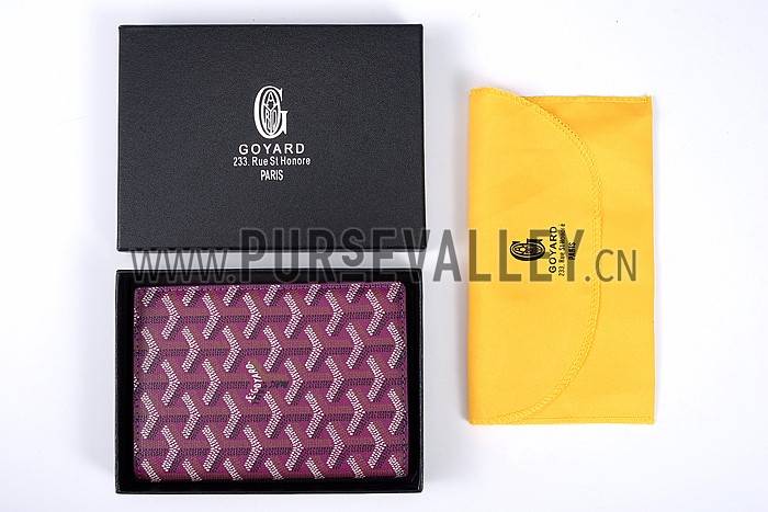 Goyard Purple Passport Cover 18926620