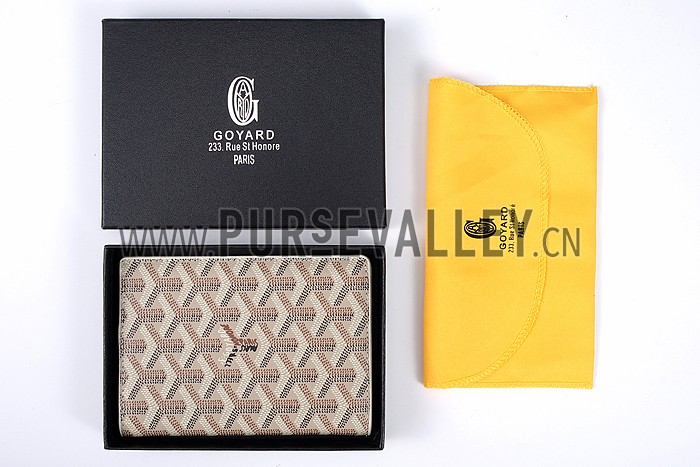 Goyard Beige Passport Cover 18926610