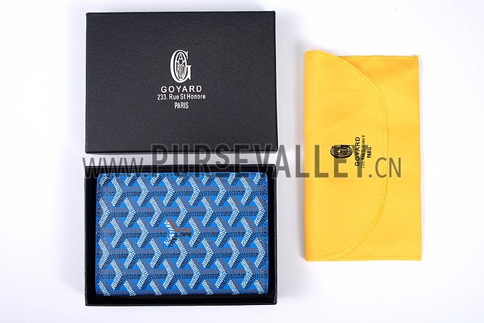 Goyard Blue Passport Cover 18926611