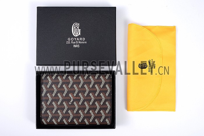 Goyard Brown Passport Cover 18926612
