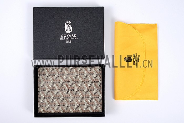 Goyard Khaki Passport Cover 18926617