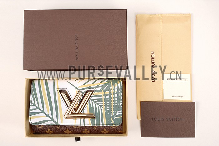 Louis Vuitton Twist Palm Print Bag