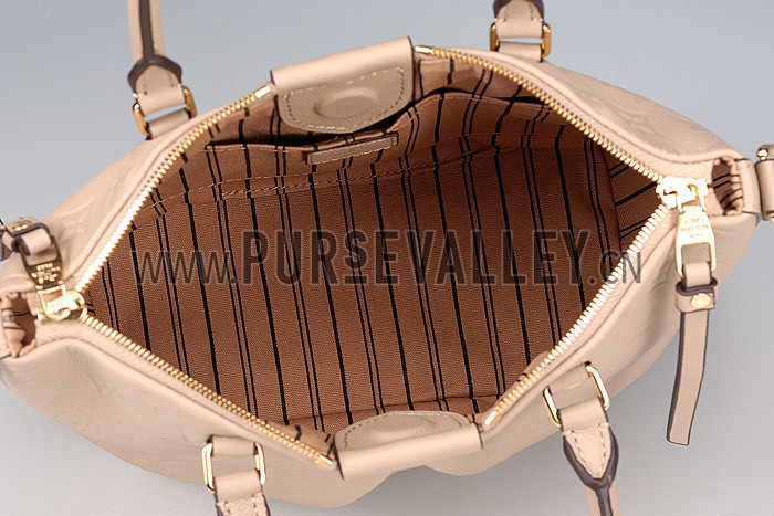 Louis Vuitton Mazarine Empreinte PM Bag Beige