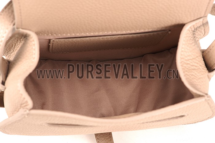 Chloe Marcie Flap Small Shoulder Bag Light Grey