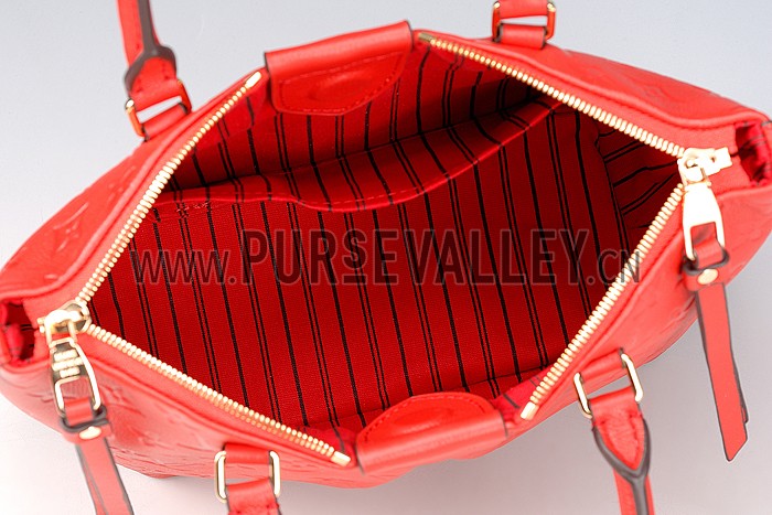 Louis Vuitton Mazarine Empreinte PM Bag Red