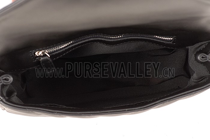 Saint Laurent College Matelasse Medium Bag Black