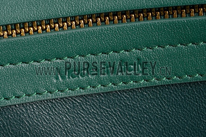 Celine Phantom Luggage Suede Leather Green