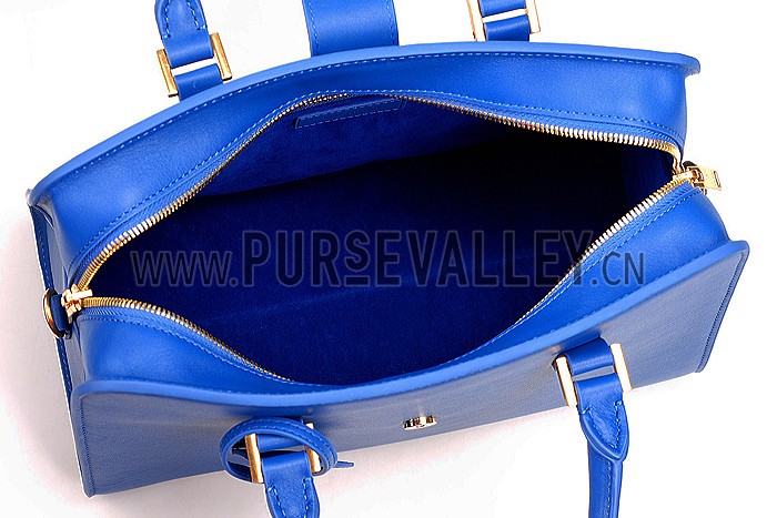 Saint Laurent Monogramme Cabas Small Royal Blue Bag