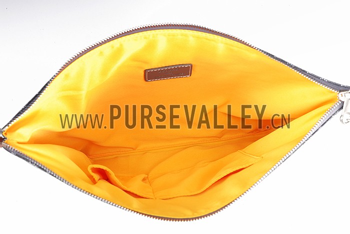 Goyard Large Pouch Grey