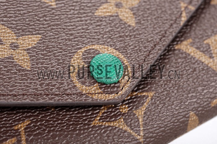 Louis Vuitton Josephine Green Wallet