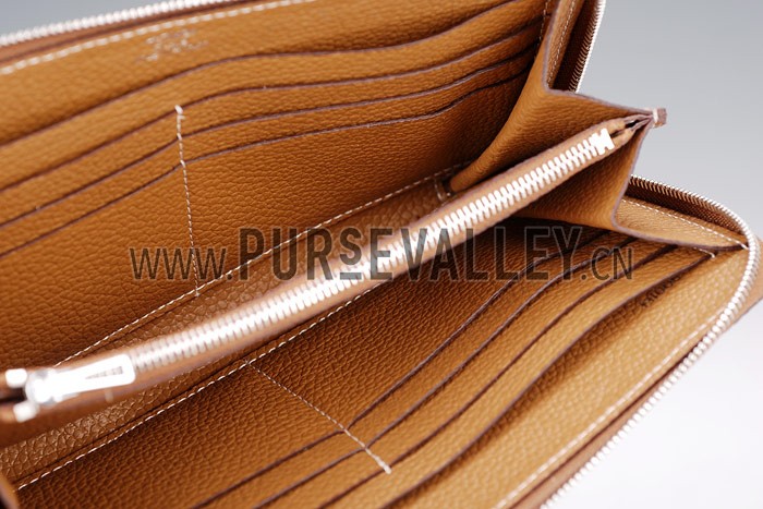 Hermes Azap Long Wallet Tan