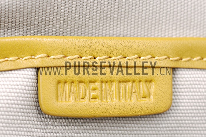 Burberry Smooth Bridle House Check Belted Bag Yellow