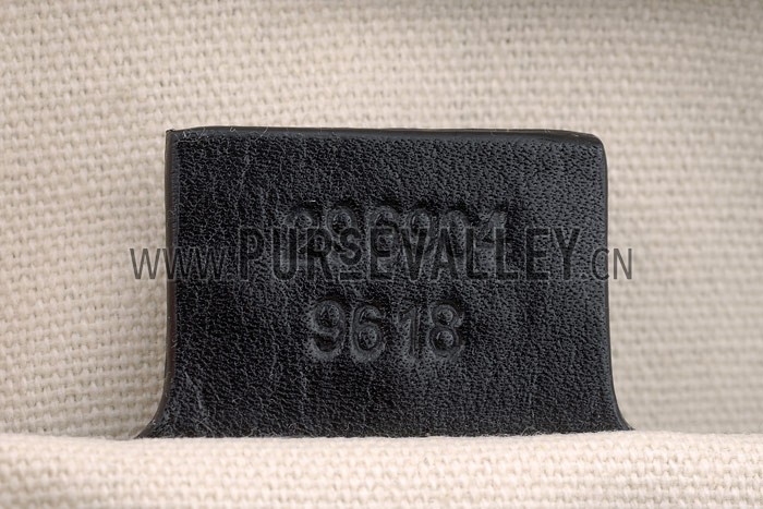 Gucci Duilio Brogue Boston Black Leather Bag