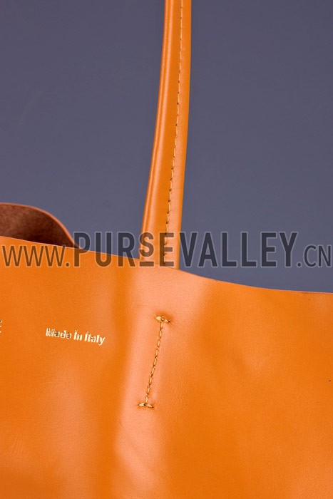 Celine Cabas Gusset Beige Black Leather Tote