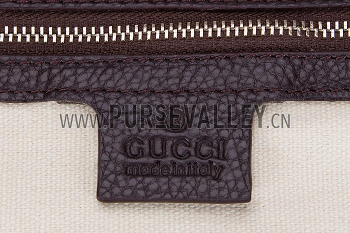 Gucci Soho Dark Brown Leather Working Tote