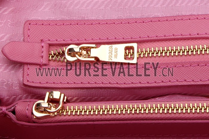 Prada Saffiano Medium Promenade Tote Pink