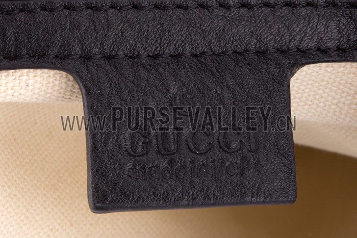 Gucci Emily Black Leather Hobo