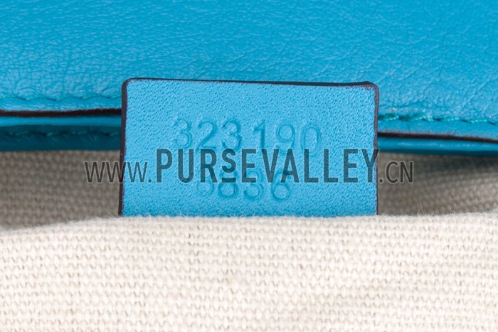 Gucci Soho Mini Shoulder Strap Bag Light Blue