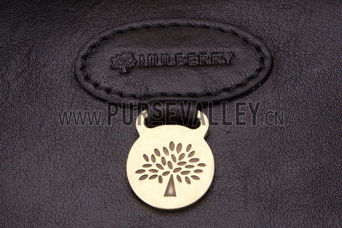 Mulberry Bayswater Black Leather Tote