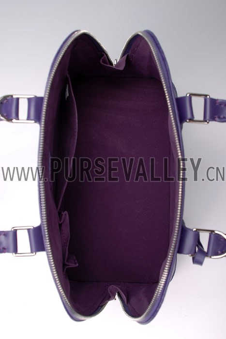 Louis Vuitton Alma MM Epi Leather Plum
