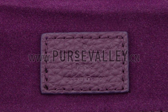 Louis Vuitton Alma in Taurillon Leather Purple MM