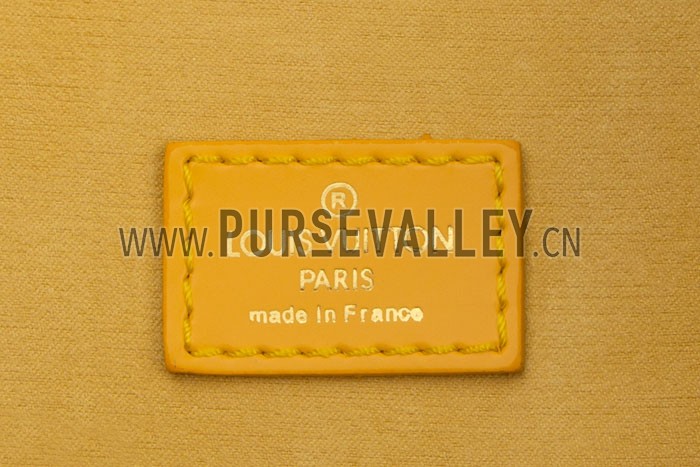 Louis Vuitton Neverfull MM Epi Leather Yellow