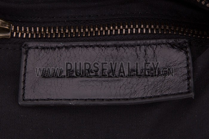 Balenciaga Giant Gold Hip Purse Black