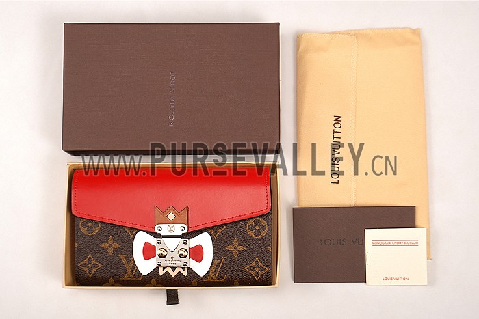 Louis Vuitton Tribal Mask Chaine Wallet Red
