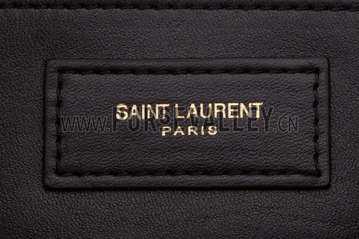 Saint Laurent Cassandre Tassel Black Shoulder Bag