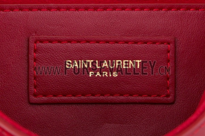 Saint Laurent Cassandre Tassel Red Shoulder Bag